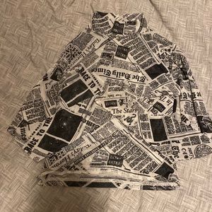 Mesh turtleneck long sleeve